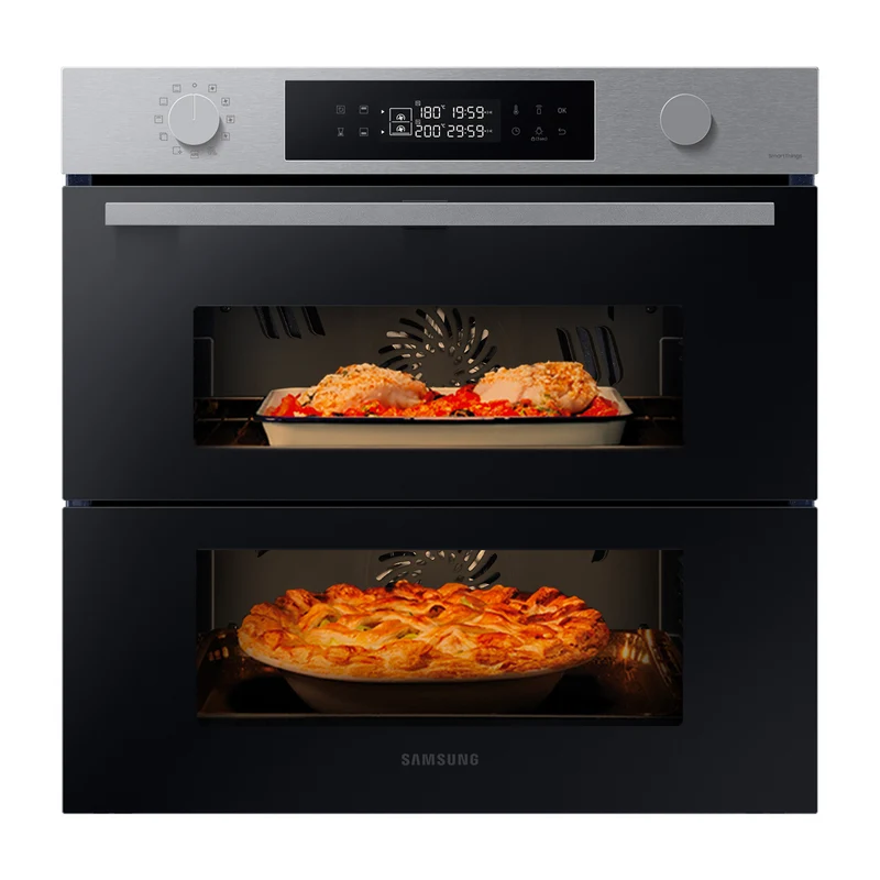 Samsung NV7B45403BS Forno Incasso Elettrico 76L Dual Cook Flex A+ Inox Wi-Fi