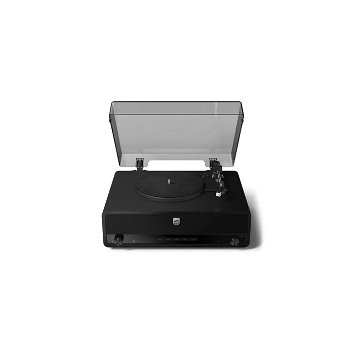 Philips TAV3000B/10 Giradischi Bluetooth Nero con Trasmissione a Cinghia Automatico