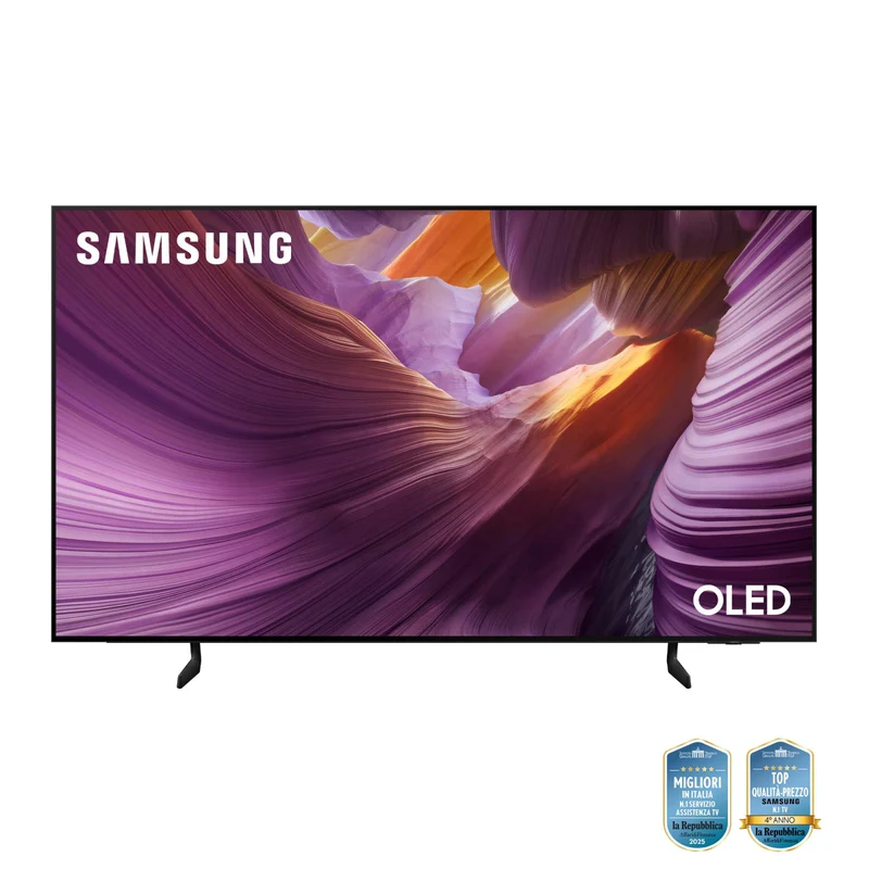 Samsung Smart TV OLED 77" 4K QE77S85FAEXZT - Televisore Ultra HD con AI Mode