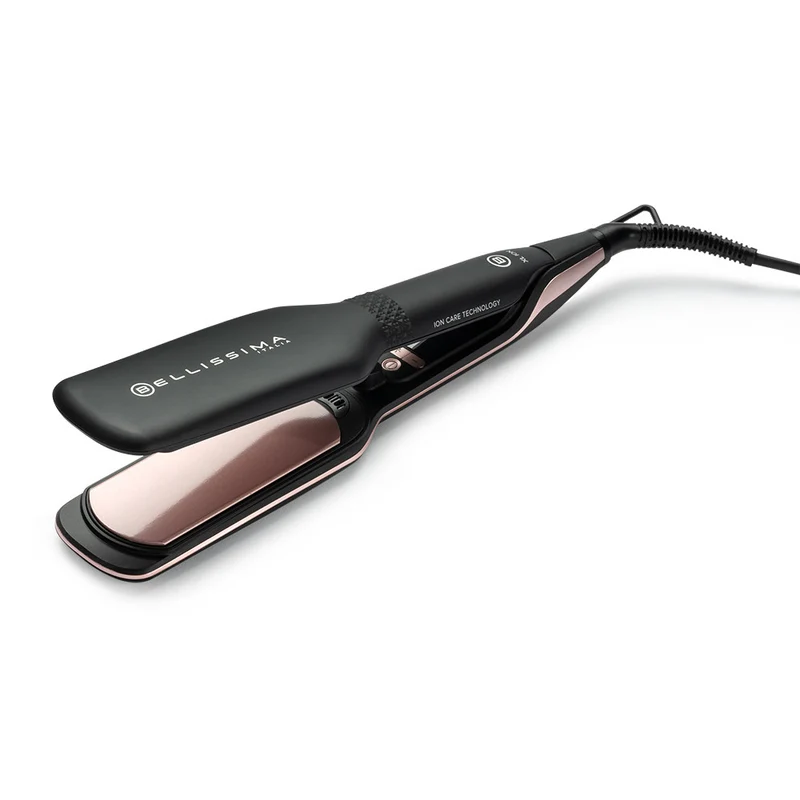 Bellissima Piastra Lisciante XL 11878 Ionizzante 5 Temperature Ceramica Nero Rosa