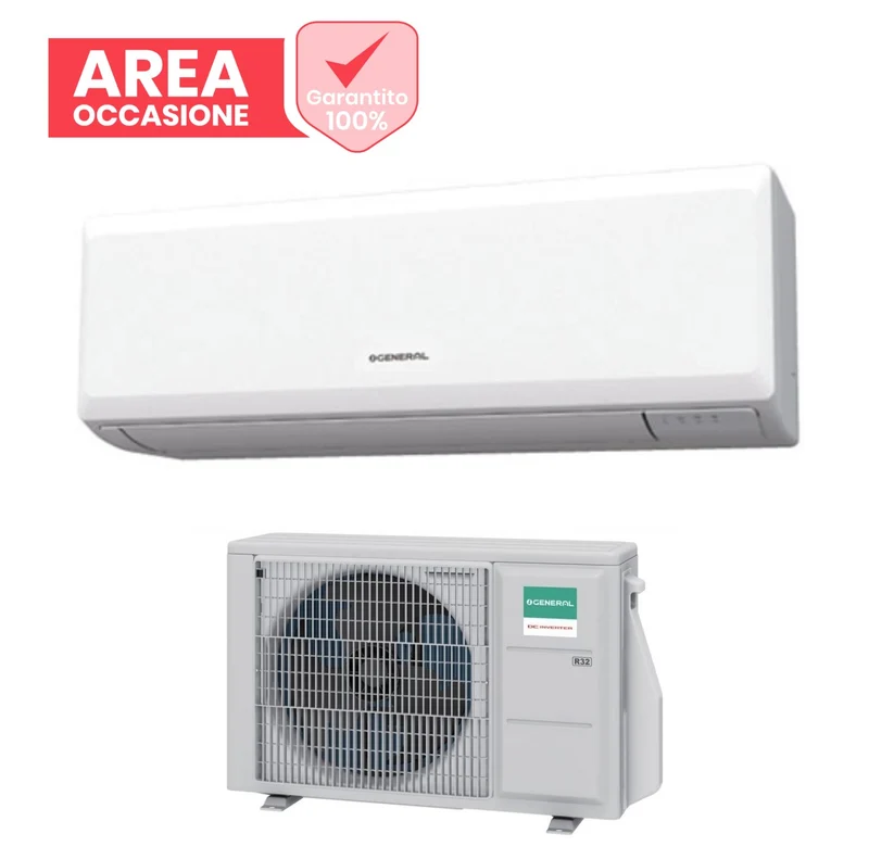 AREA OCCASIONI Climatizzatore Condizionatore Inverter General Fujitsu serie KPCA 12000 Btu ASHG12KPCA R-32 Classe A++/A+