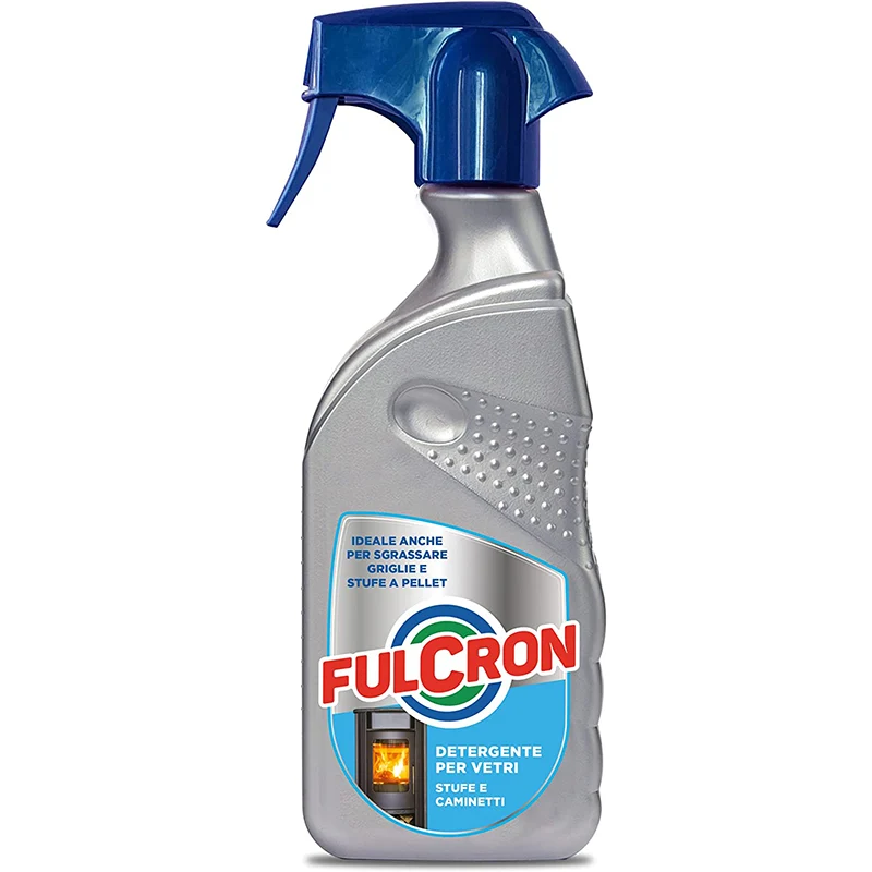 DETERGENTE VETRI FULCRON PER CAMINI E STUFE 500ML