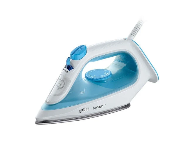 Braun TexStyle 1 SI1050BL Ferro da Stiro 2000W Piastra Ceramica Blu