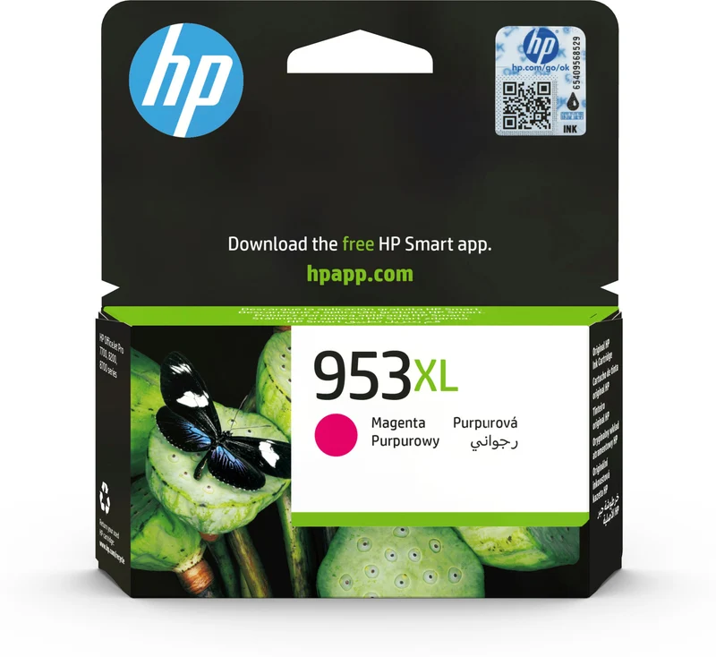 HP 953XL Cartuccia Inchiostro Originale Magenta Alta Capacità per OfficeJet Pro