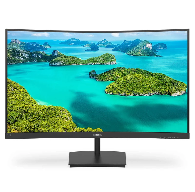Philips E Line 241E1SCA/00 Monitor Curvo 23.6" Full HD 75Hz AMD FreeSync