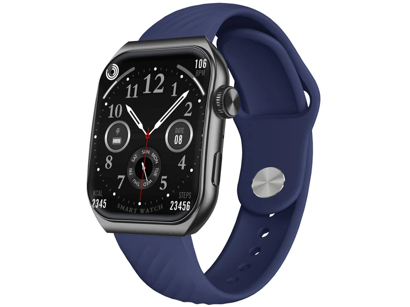 Trevi Smartwatch T-FIT 400 C Nero, Display AMOLED 1.96", Chiamate, Cardio, IP67