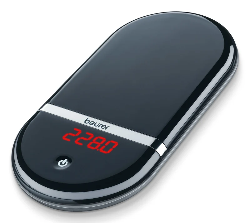Beurer KS 36 Bilancia di Precisione Elettrica da Cucina Nero 2kg/0,5g LCD