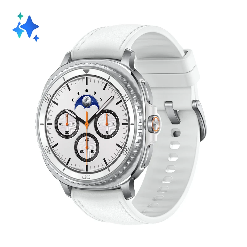 Samsung Galaxy Watch8 Classic Bianco Smartwatch 46mm GPS WiFi AI