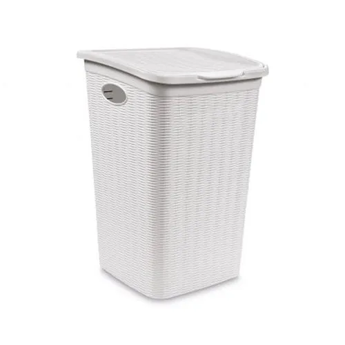 Porta Biancheria Elegance 36l Bianco