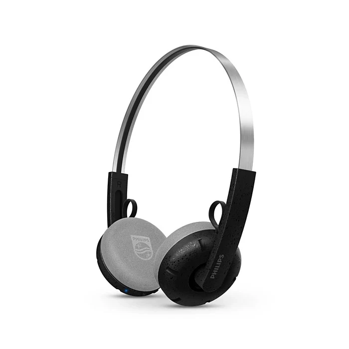 Philips Cuffie On-Ear Wireless TAH2000BK/00 The Ringo Nero Bluetooth 26h Autonomia