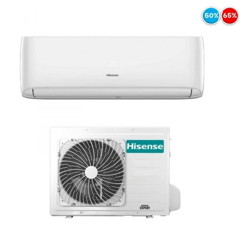 Climatizzatore Condizionatore Hisense Inverter Serie EASY SMART 12000 Btu CA35YR3AG + CA35YR3AW R-32 Wi-Fi Optional Classe A++/A+