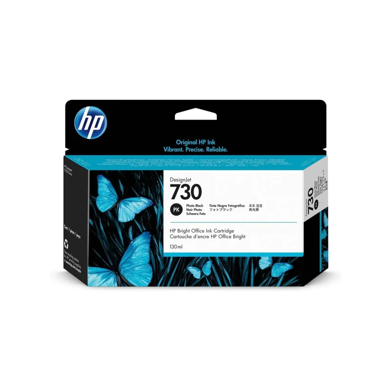 HP Cartuccia Originale P2V67A Nero Fotografico per DesignJet T1700 130ml