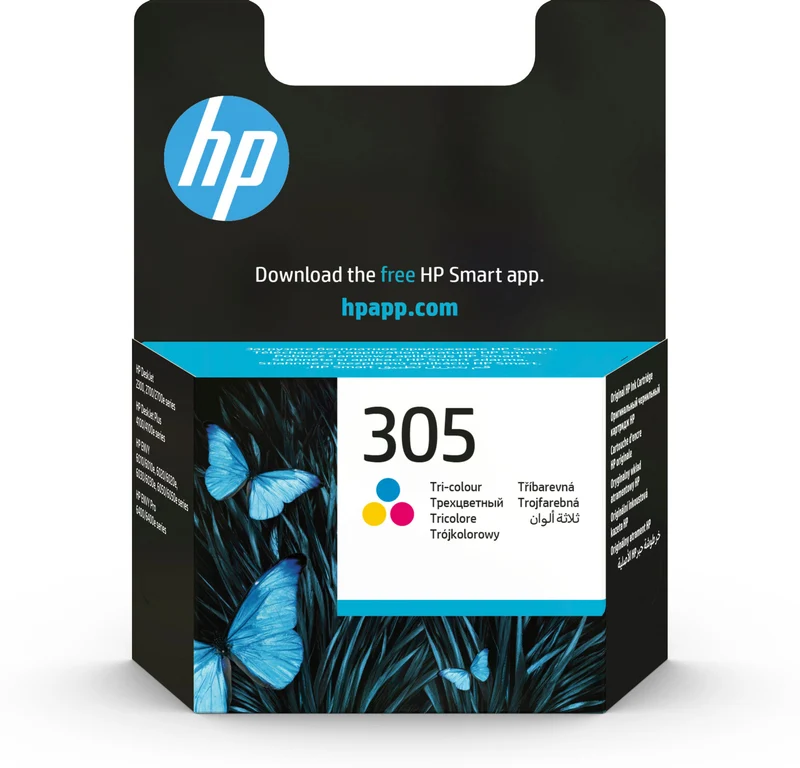 HP 305 Cartuccia Inchiostro Originale Tricolore per DeskJet 2300 2700 4100 100 Pagine