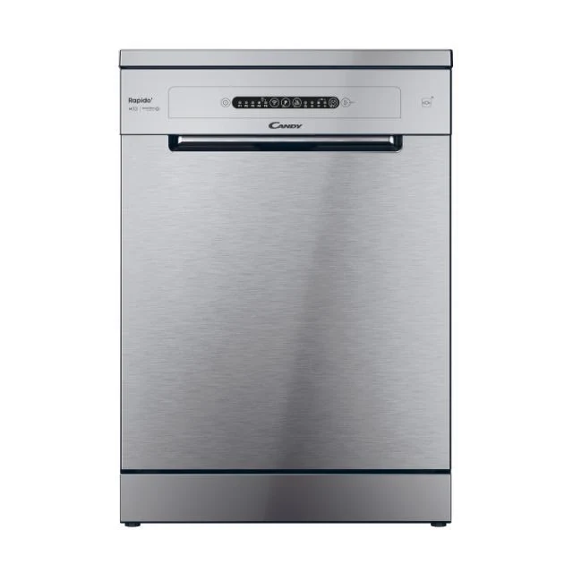 Lavastoviglie a Libera Installazione Candy Rapidò CF 4E7L0X 14 Coperti Classe E (A81,8xL59,7xP59,8) Acciaio Inossidabile Controllo remoto Wi-Fi + BLE