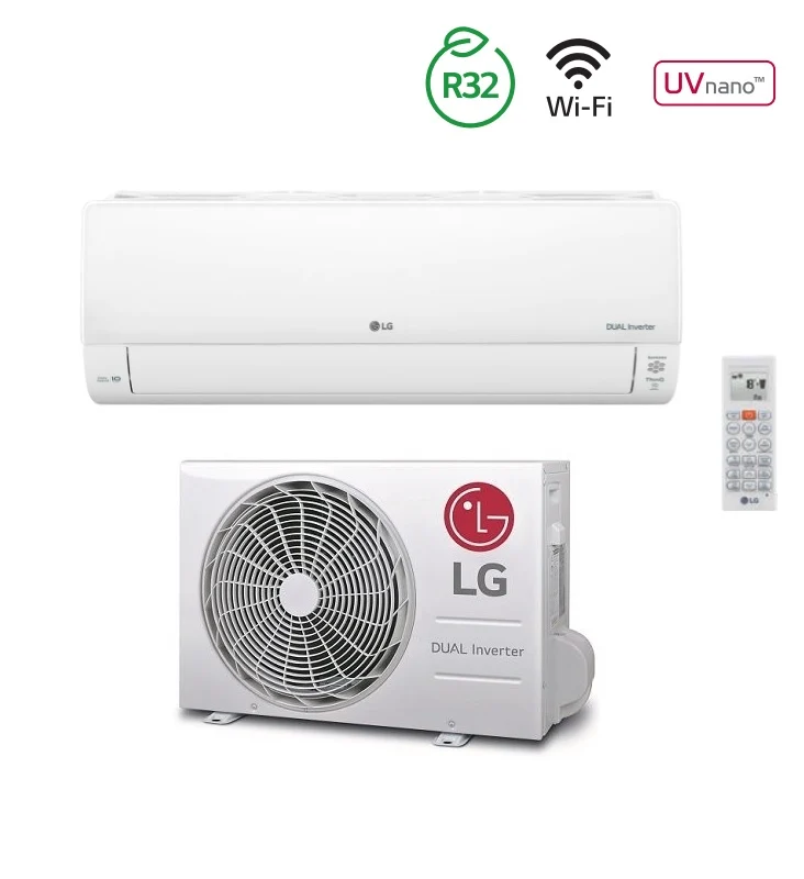 Climatizzatore Condizionatore Inverter LG DELUXE 12000 btu R-32 Nano UV Wi-Fi Integrato DC12RK/DC12RT A++/A++ - NOVITA