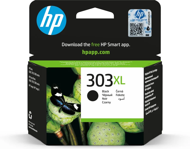 HP 303XL Cartuccia Inchiostro Originale Nero Alta Capacità T6N04AE