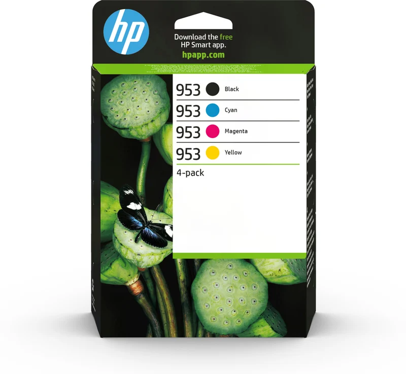 HP 953 Cartucce Originali 4 Colori CMYK per OfficeJet Pro 7720 7730 7740 8210 8720 8730