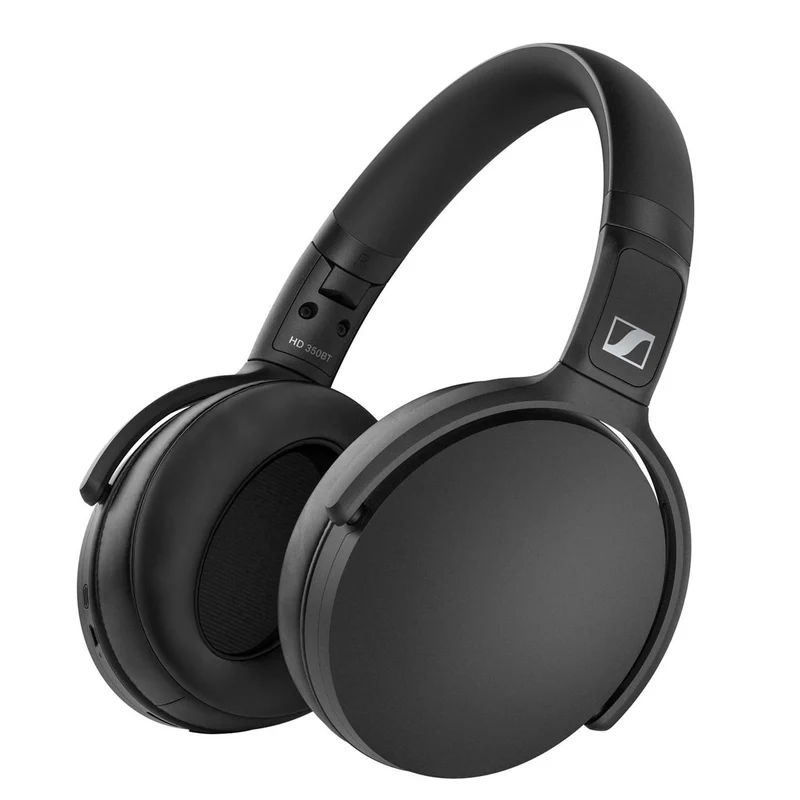 Sennheiser HD 350BT Cuffie Wireless Bluetooth 5.0 Nero con Bassi Dinamici