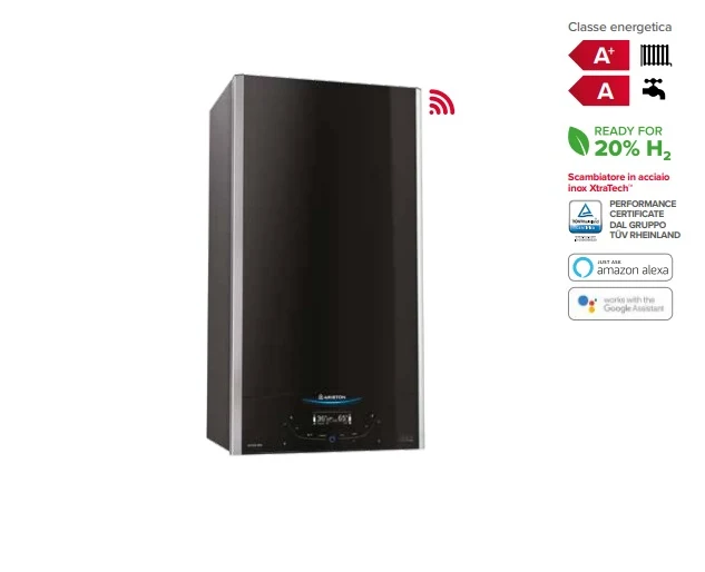 Caldaia a Condensazione Ariston ALTEAS ONE+ NET 30 kW WiFi Integrato Metano/Gpl Con Kit Scarico Fumi