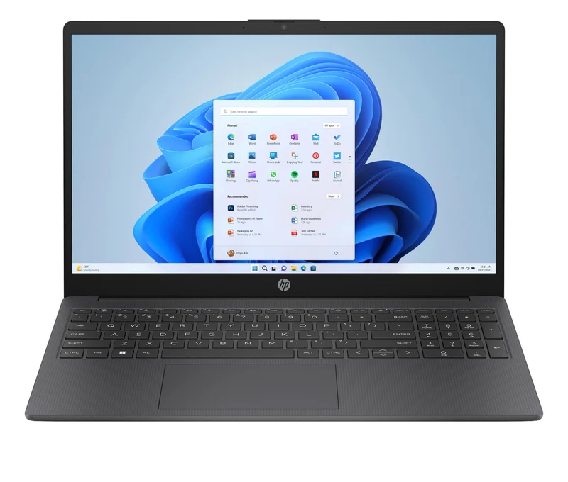 HP Notebook 15-fc0057nl, AMD Ryzen 5, 16GB RAM, 512GB SSD, 15.6" Full HD, Grigio