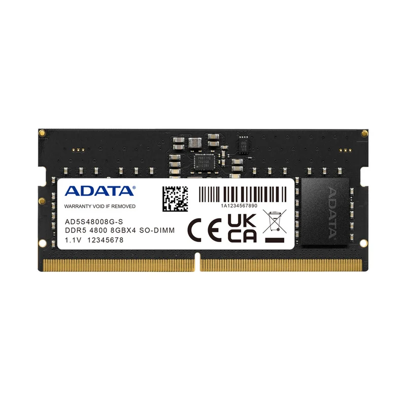 ADATA Memoria RAM 8 GB DDR5 4800 MHz SO-DIMM per laptop