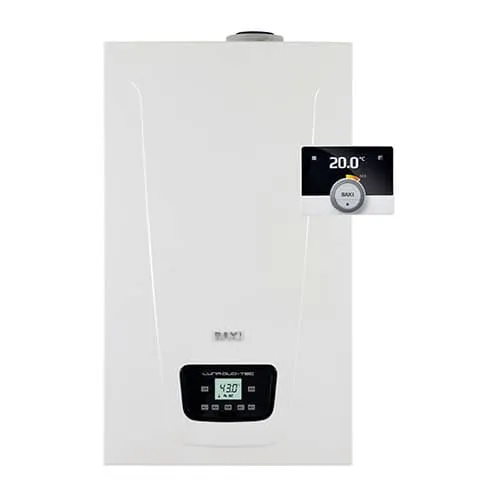 Caldaia a Condensazione a Condenazione Baxi Luna DuoTec E 24 Mago Metano/Gpl con Kit Scarico Fumi