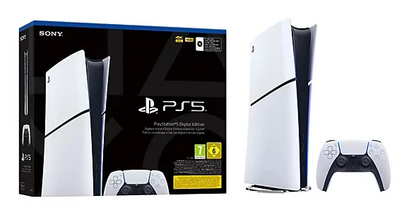 Console PlayStation 5 Digital Edition SONY 825GB SSD Wi-Fi Nero/Bianco