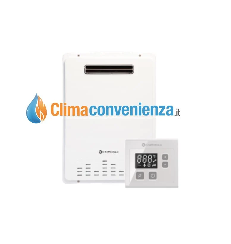 Scaldabagno a Gas Chaffoteaux Avenir Plus LNX Outdoor 11 litri low NOx GPL