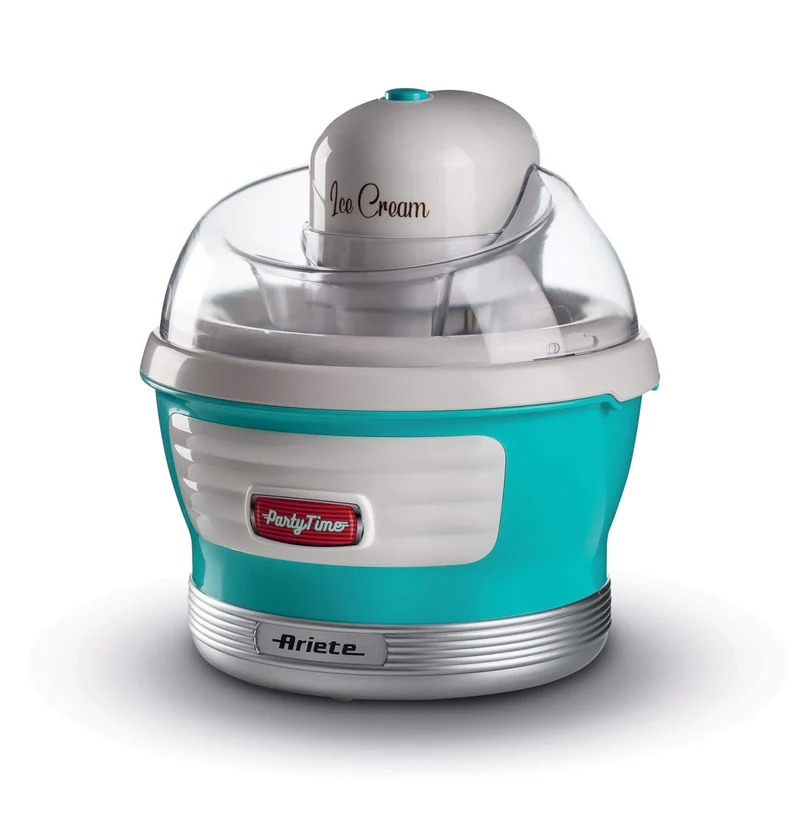 Ariete Gelatiera Party Time 1,5 L Azzurro Modello 643 Contenitore Rimovibile