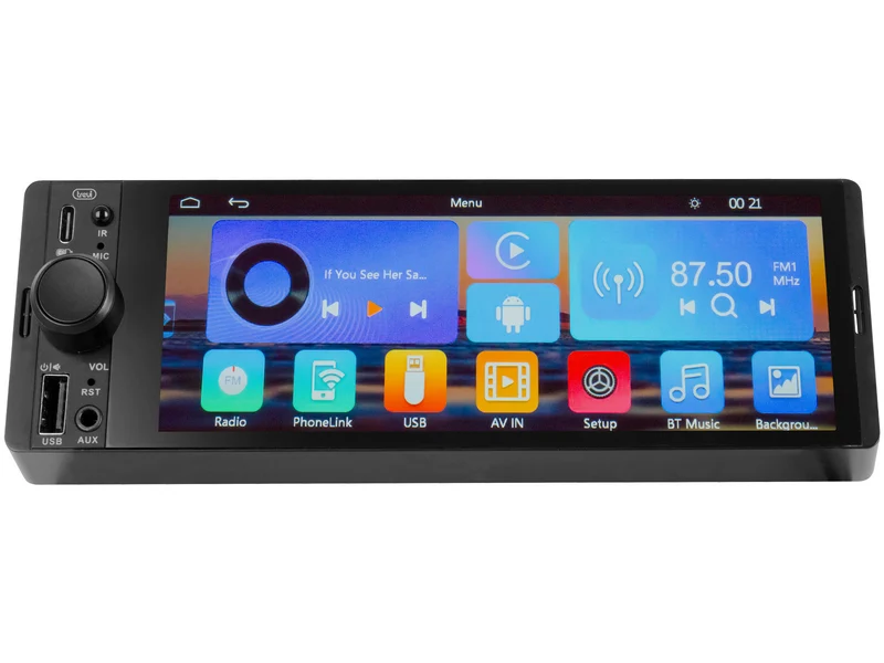 Trevi Autoradio MDV 6370 DAB Touchscreen 6.6 pollici 1 DIN DAB+ FM USB Nero