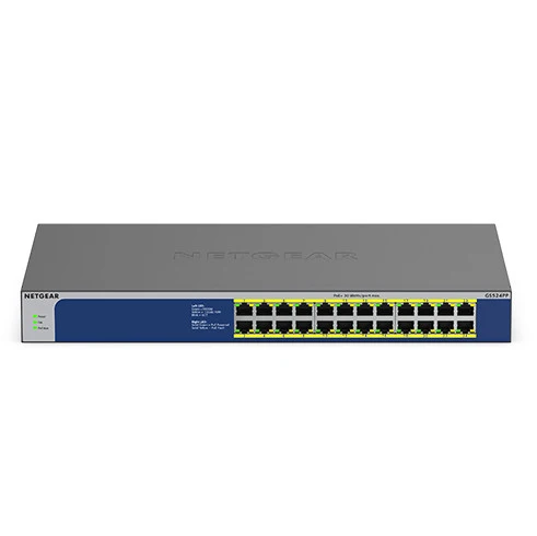 Netgear GS524PP Switch 24 Porte Gigabit PoE+ Non Gestito Montaggio Rack