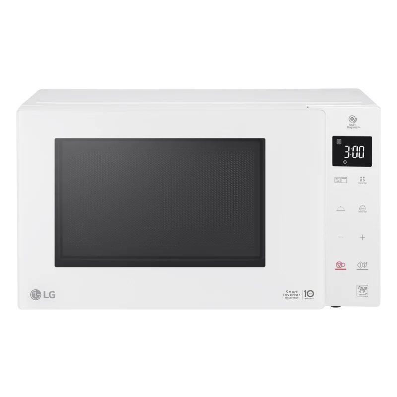 LG MH6535GDH Microonde con Grill 25L 1000W Bianco Superficie Piana Quarzo
