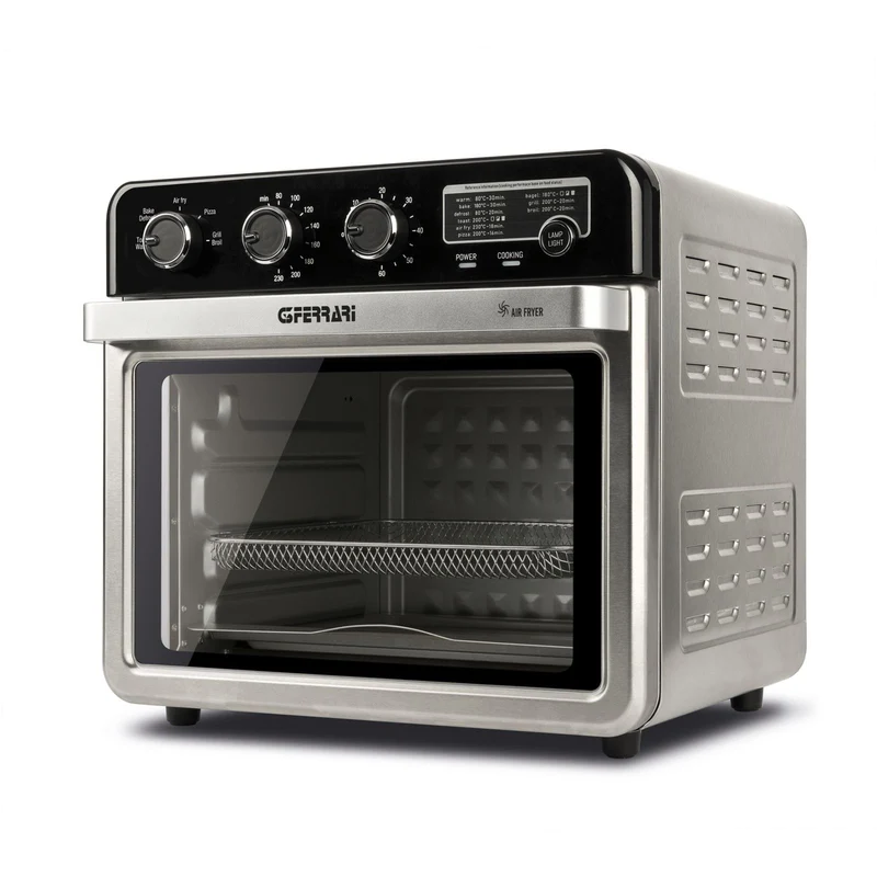 G3 Ferrari G10221 Forno Air Fryer Multifunzione 32L Nero/Argento