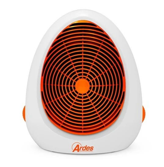 Ardes MUNA Termoventilatore 2000W Arancione 3 Posizioni 2 Velocità 25x32x16 cm