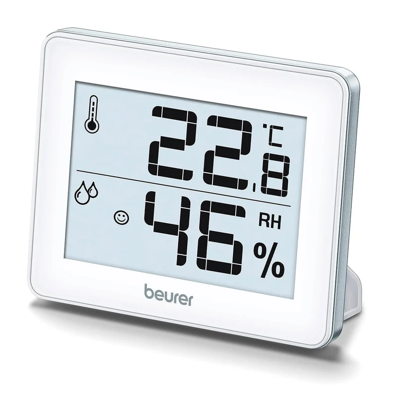 Beurer HM 16 Termoigrometro Digitale LCD Compatto per Temperatura e Umidità
