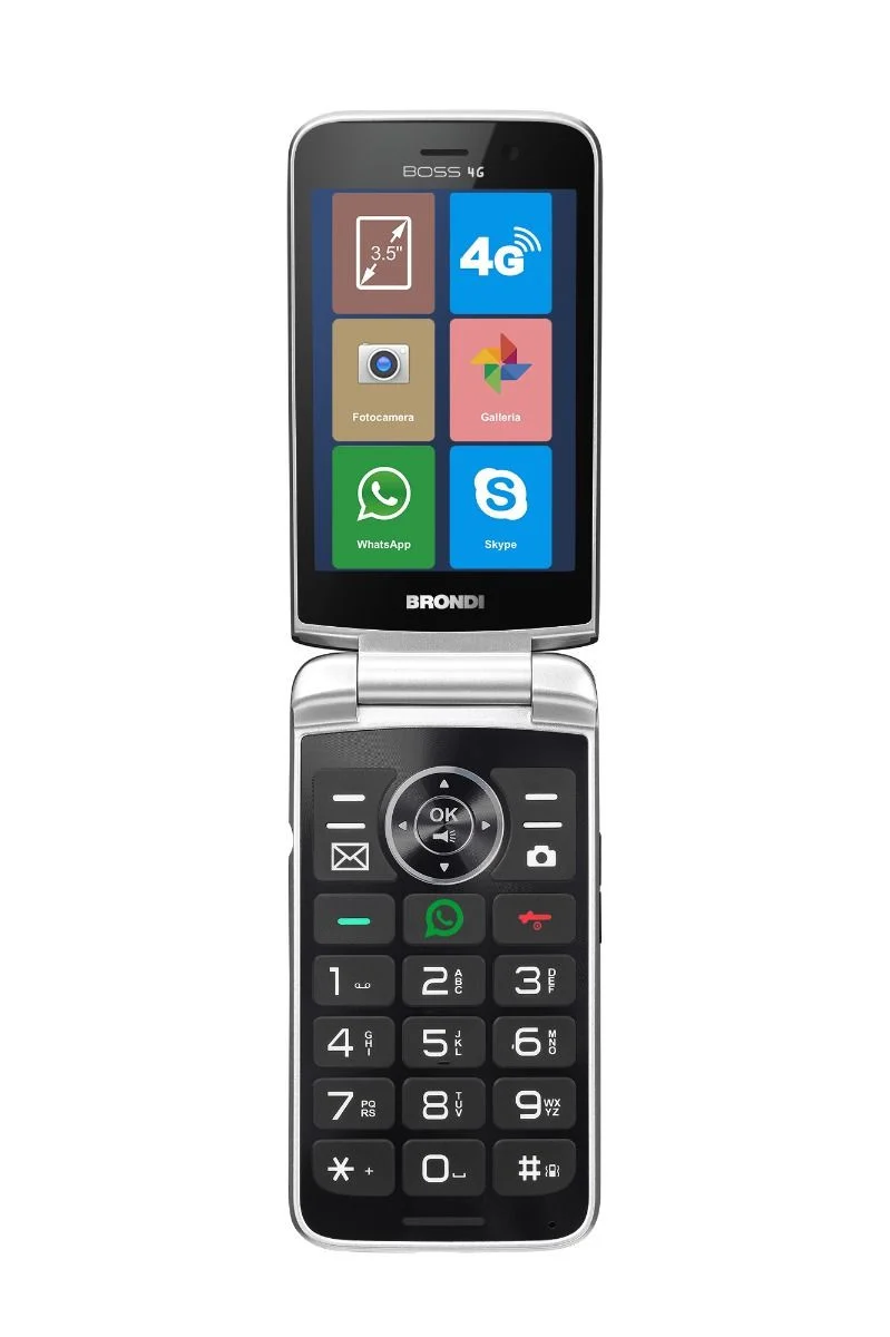 BRONDI Boss 4G Bianco Telefono cellulare basico