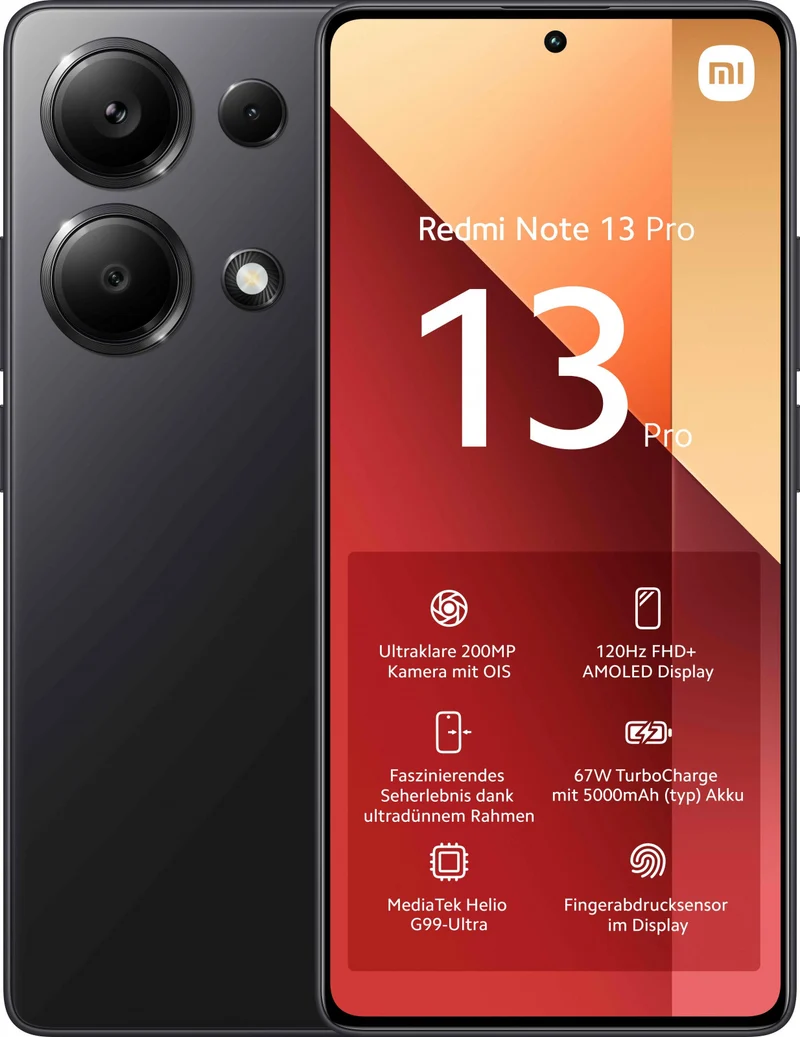 Xiaomi Redmi Note 13 Pro 8GB 256GB Nero Android 13