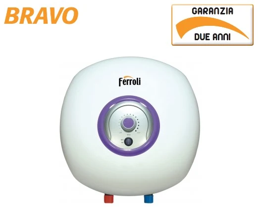 Scaldabagno Elettrico Ferroli Bravo SN Sottolavello 15 Litri