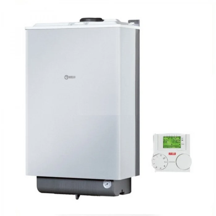 CALDAIA RIELLO RESIDENCE EXTERNA CONDENS 32 KIS METANO A CONDENSAZIONE COMPLETA DI KIT FUMI -NEW ErP Kit Fumi Sdoppiato