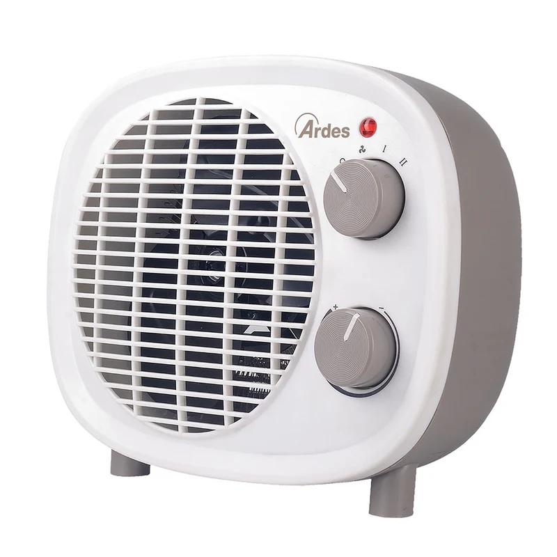Ardes AR4F08 Riscaldatore Elettrico Portatile 2000W 2 Livelli Marrone e Bianco