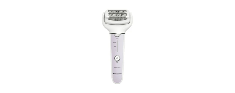 Panasonic ESEY30 Epilatore Elettrico 60 Pinzette Wet & Dry 3 Velocità Rosa e Bianco