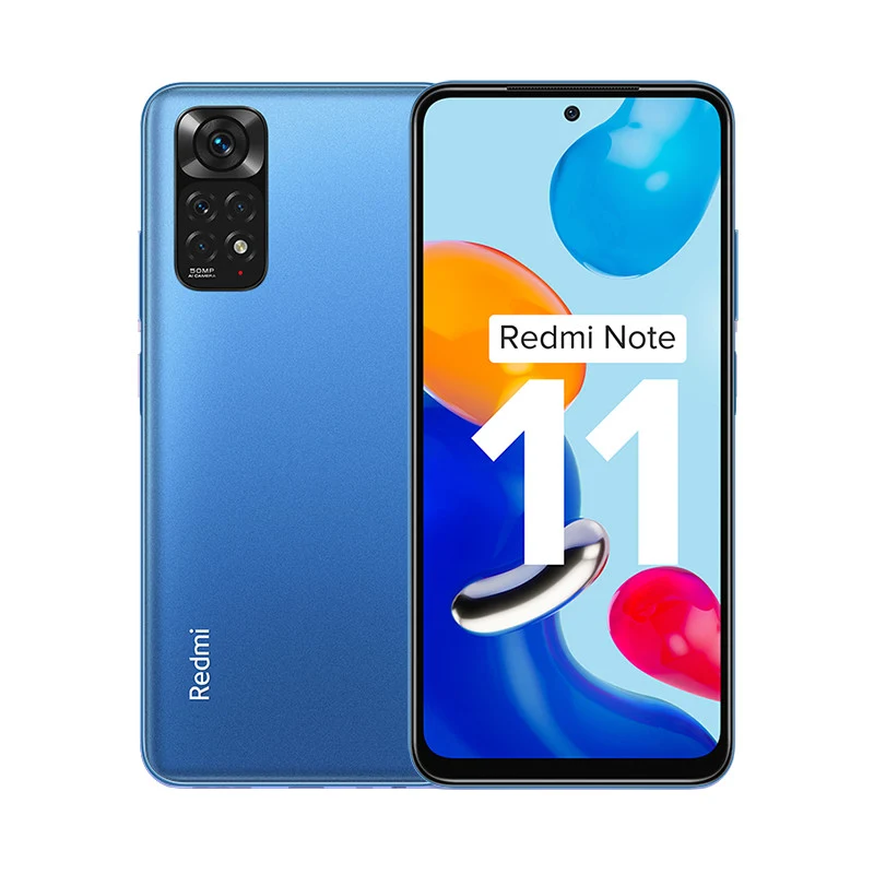 Xiaomi Redmi Note 11 Smartphone 6.43" AMOLED 6GB 128GB 50MP Quad Cam Blu Android