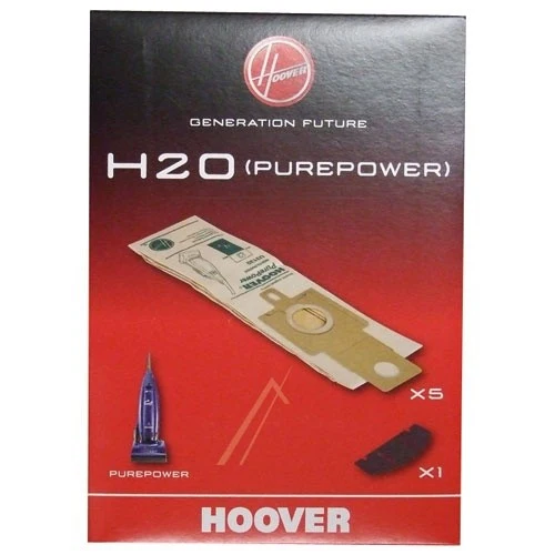 Hoover H20 Sacchetti per Aspirapolvere - Set di 5 Pezzi - Accessori Originali