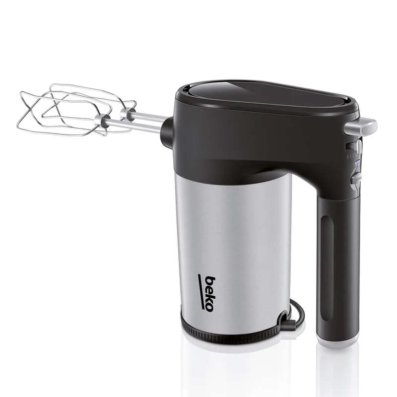 Beko HMM7350X Sbattitore Manuale 350W 5 Velocità Nero e Acciaio Inox con Turbo