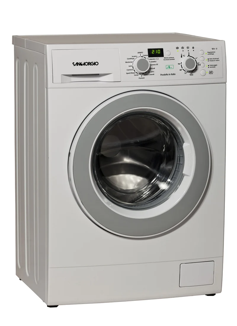 SanGiorgio Lavatrice Frontale 10kg 1200 Giri 15 Programmi Classe D SEN1012D