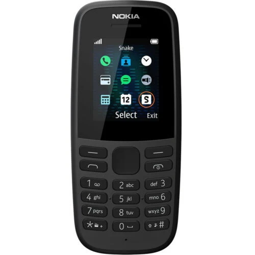 Nokia 105 2019 Telefono Cellulare Basico Dual SIM 1.77" Nero