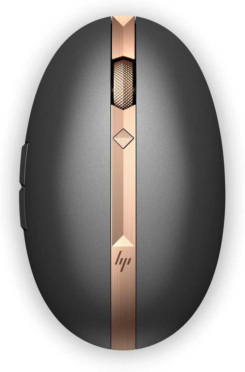 Hp Spectre Mouse 700 Ricaricabile Wireless Laser 1600 DPI Nero e Rame Ambidestro