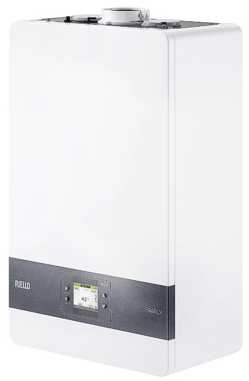 Caldaia Riello FAMILY CX 30 KIS a condensazione completa di kit scarico fumi Low NOx Metano - NOVITA'
