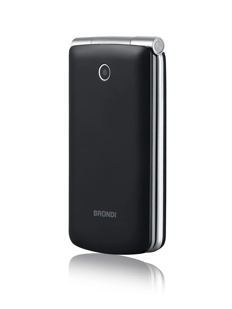 Brondi Magnum 3 Cellulare a Conchiglia Dual SIM Schermo 3" 2G Nero