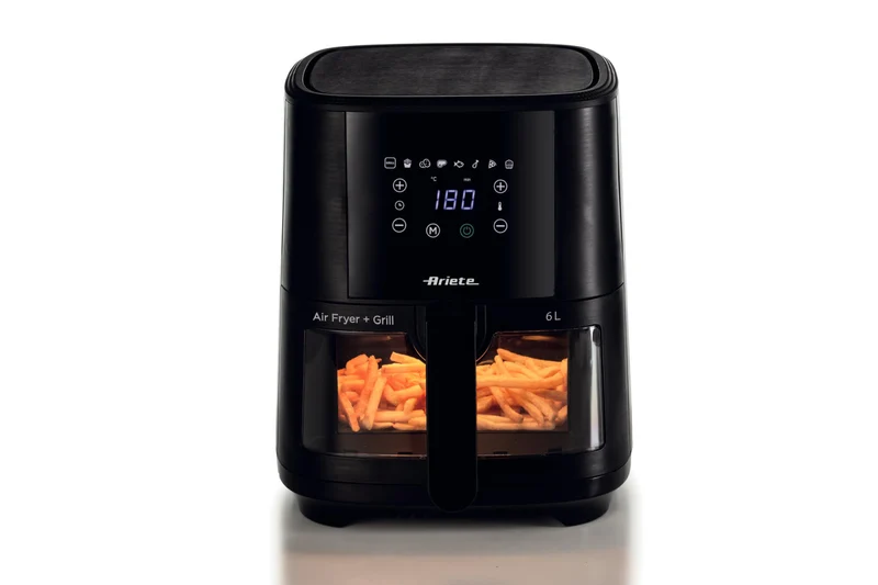 Ariete Friggitrice ad aria 4626 6L 1300W 8 programmi display LED touch nero